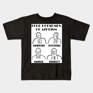 FOUR HORSEMEN OF ATHEISM Kids T-Shirt